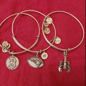 New England Alex and Ani Bracelet Bundle